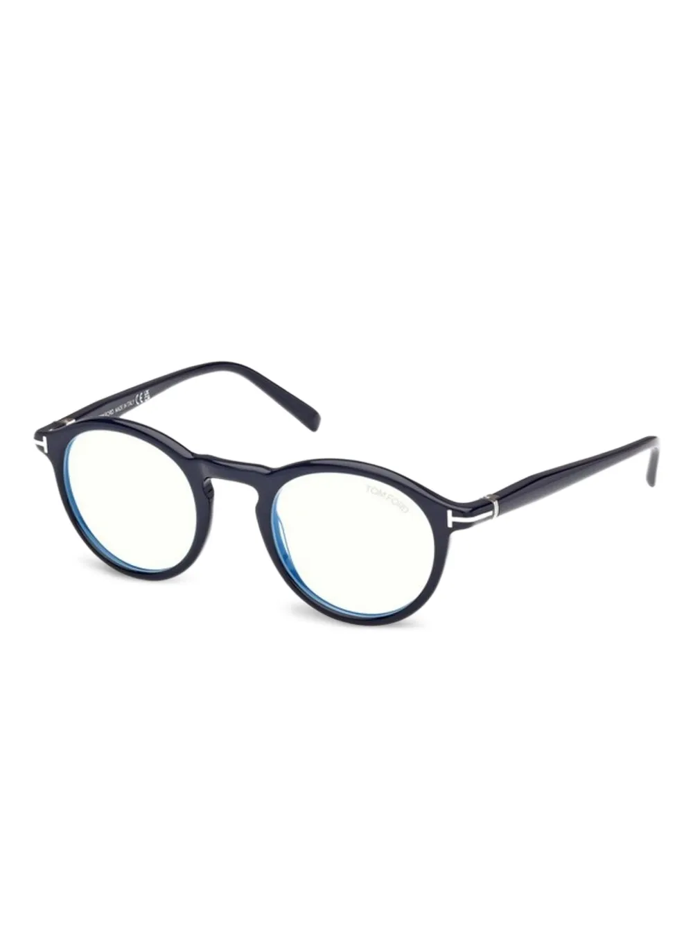 TOM FORD Eyewear round-frame glasses Blauw