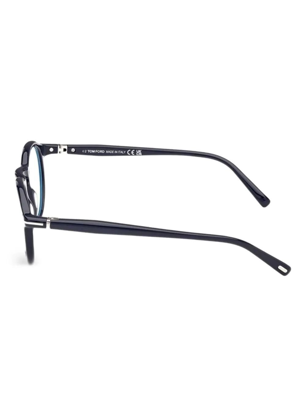 TOM FORD Eyewear round-frame glasses Blauw