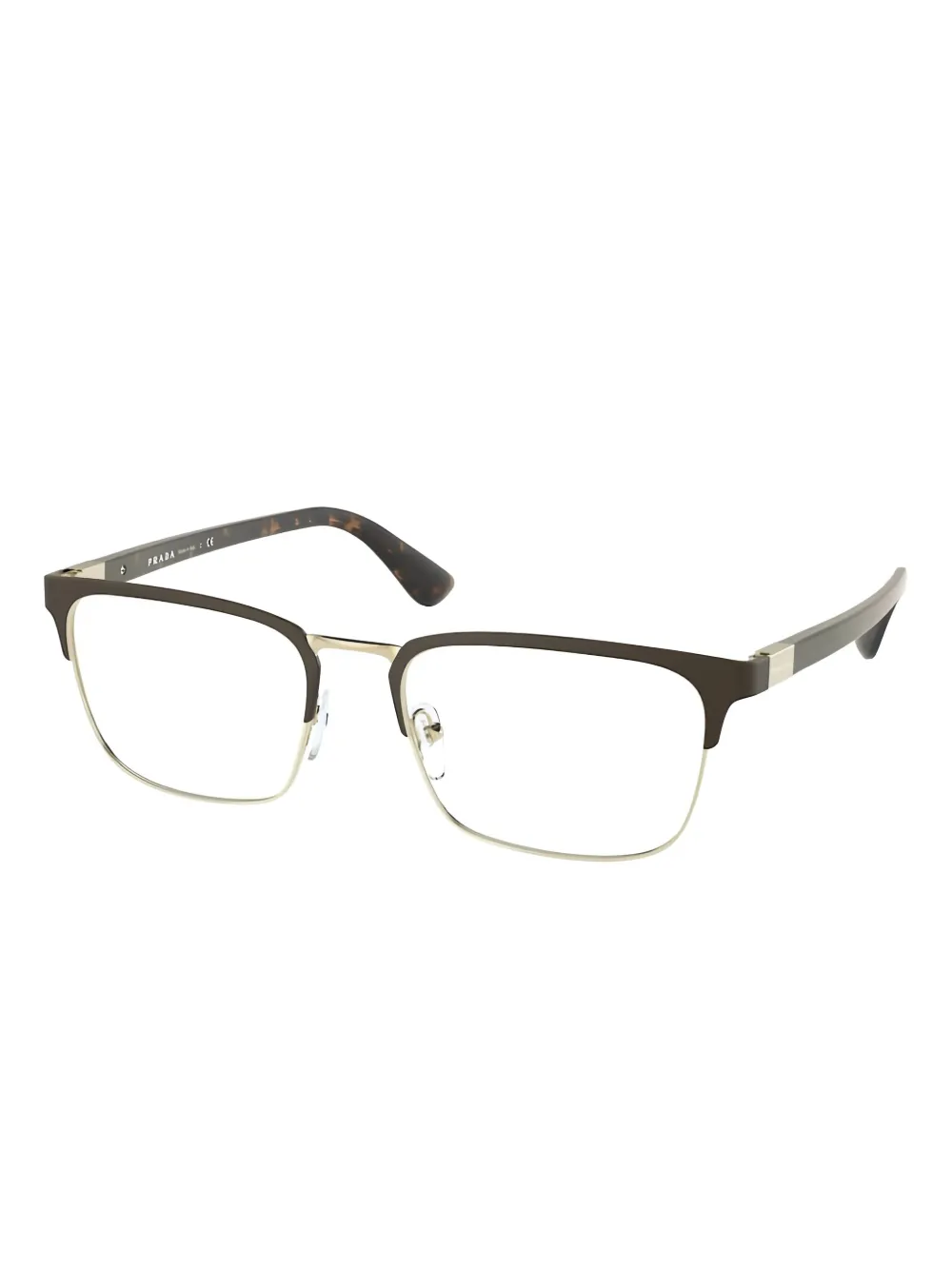 Prada Eyewear HERITAGE Matte Burnished Pale Gold Bruin