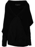 Marc Le Bihan panelled poncho - Black