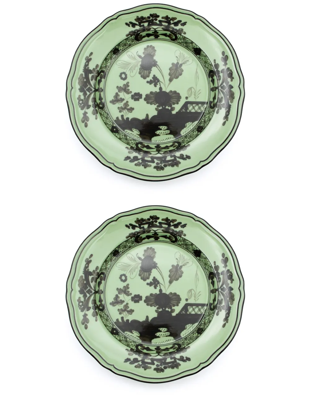 GINORI 1735 Oriente Italiano dinner plate (31cm) - Verde