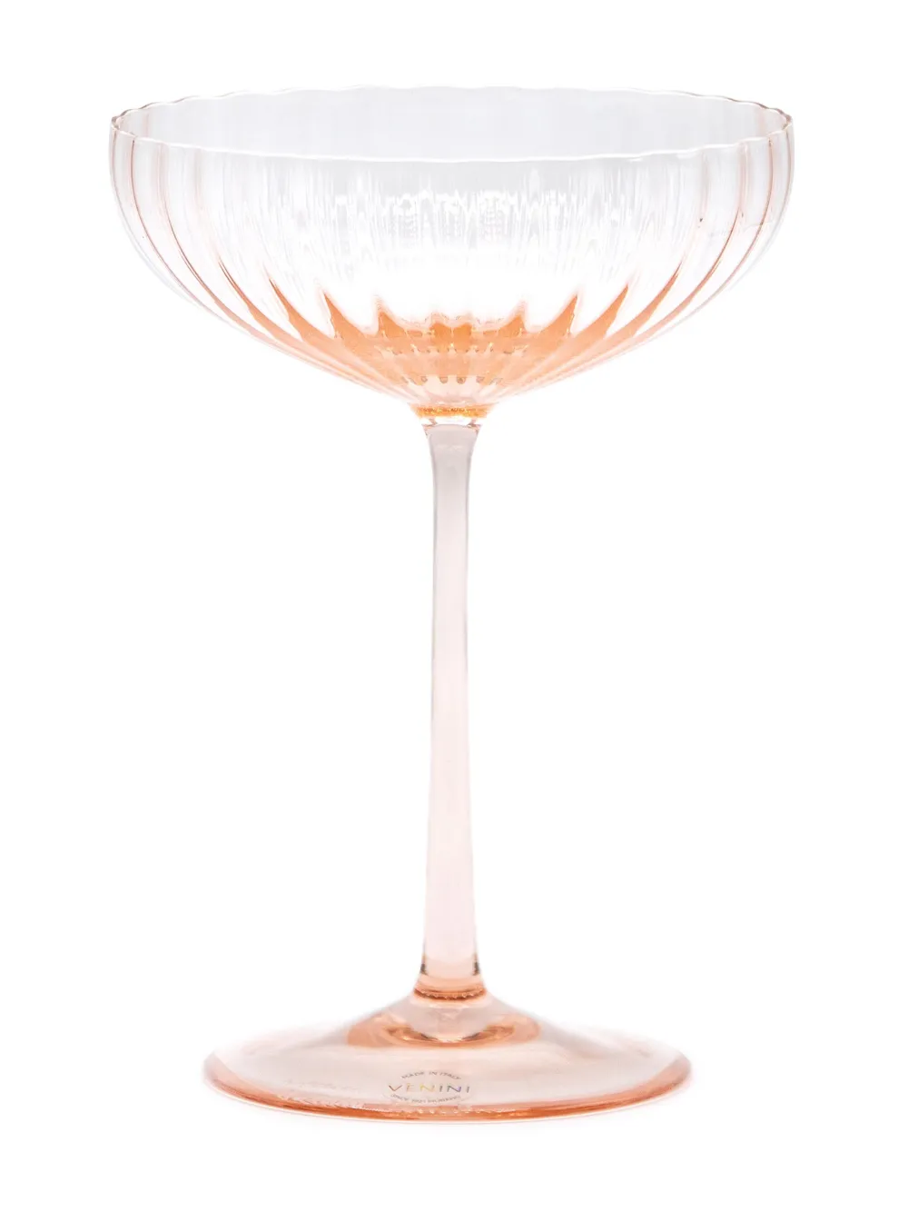 Venini Bollicine Champagne Glasses (set Of Two) In Pink