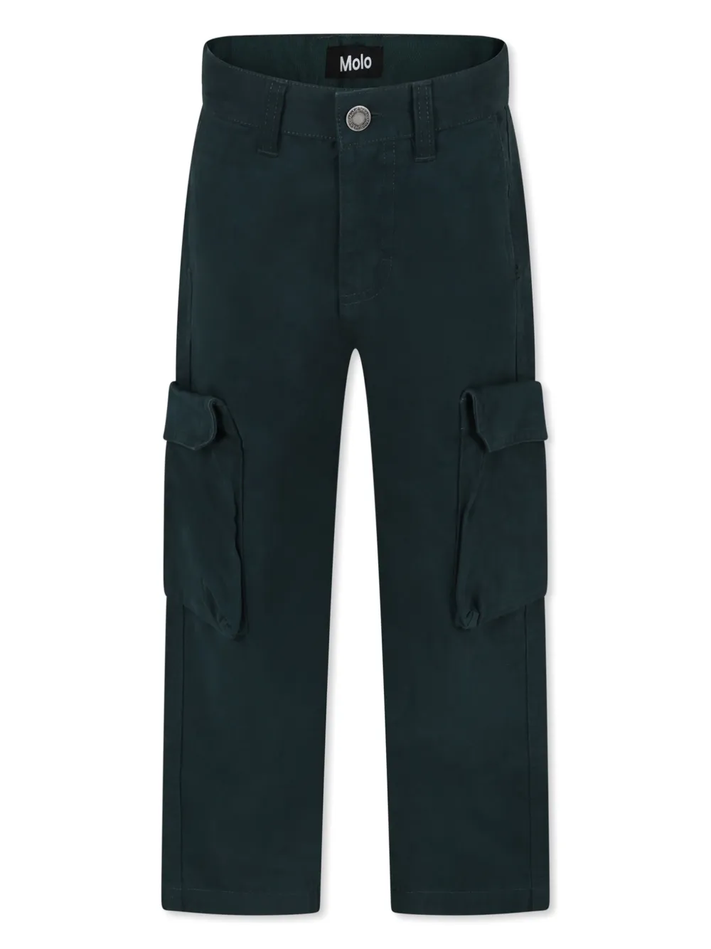 Molo pantalon droit à poches cargo - Vert Molo pantalon droit à poches cargo - Vert