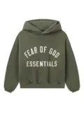 FEAR OF GOD ESSENTIALS KIDS Essentials fleece hoodie - Green
