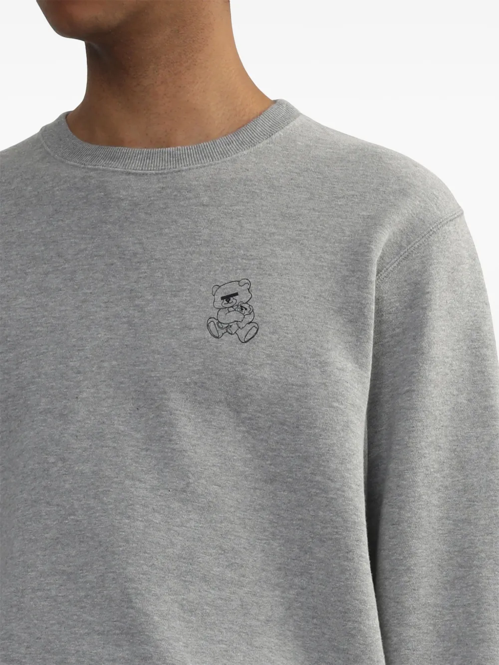 Undercover Sweater met print Grijs