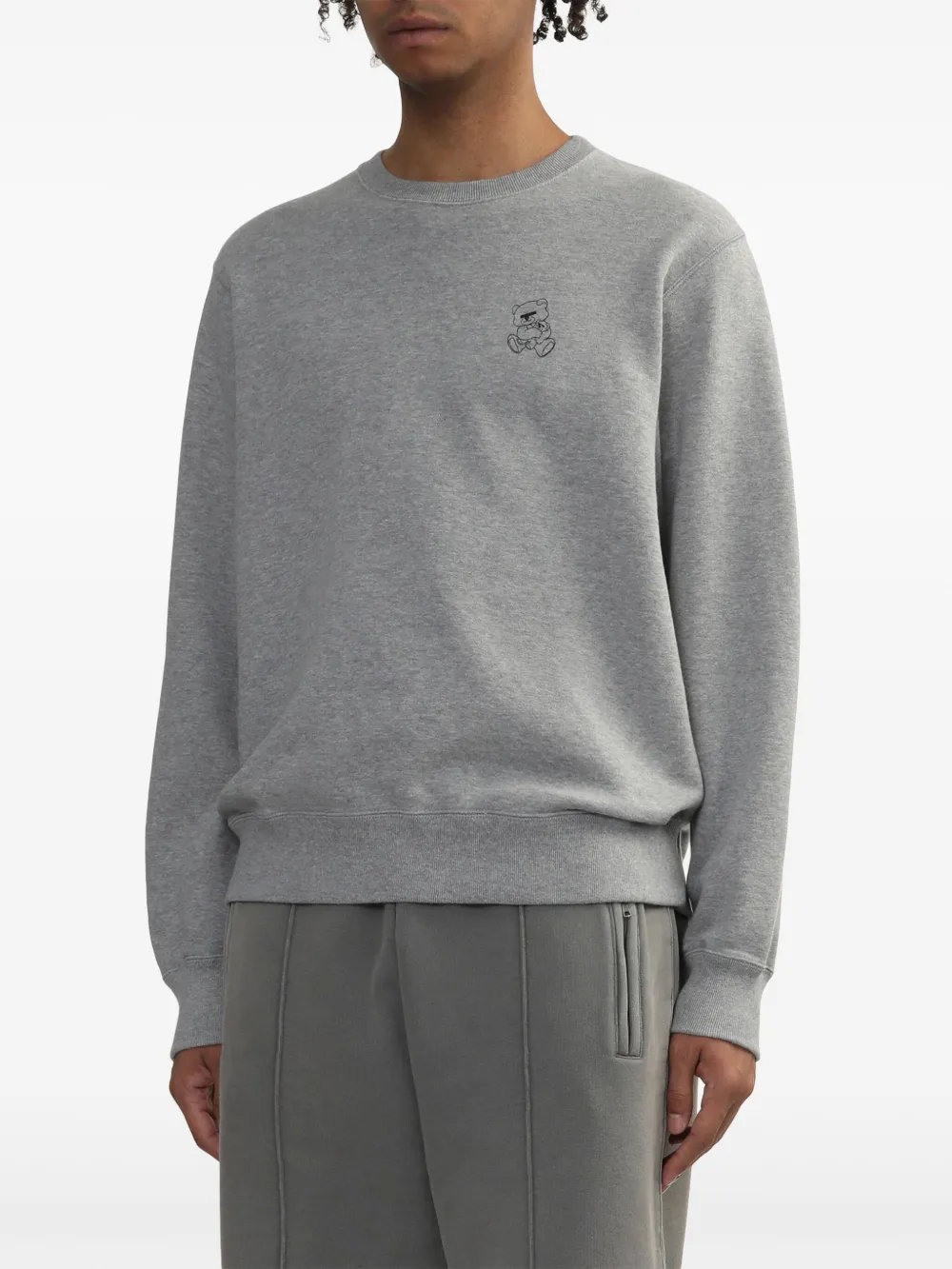 Undercover Sweater met print Grijs