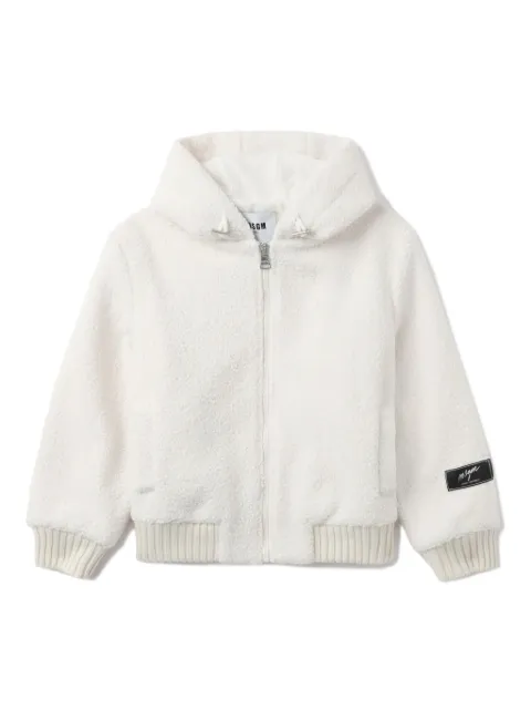 MSGM Kids chamarra texturizada