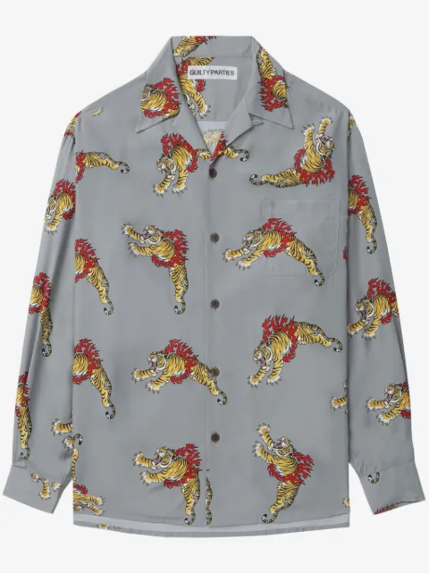 WACKO MARIA x Tim Lehi tiger-print shirt