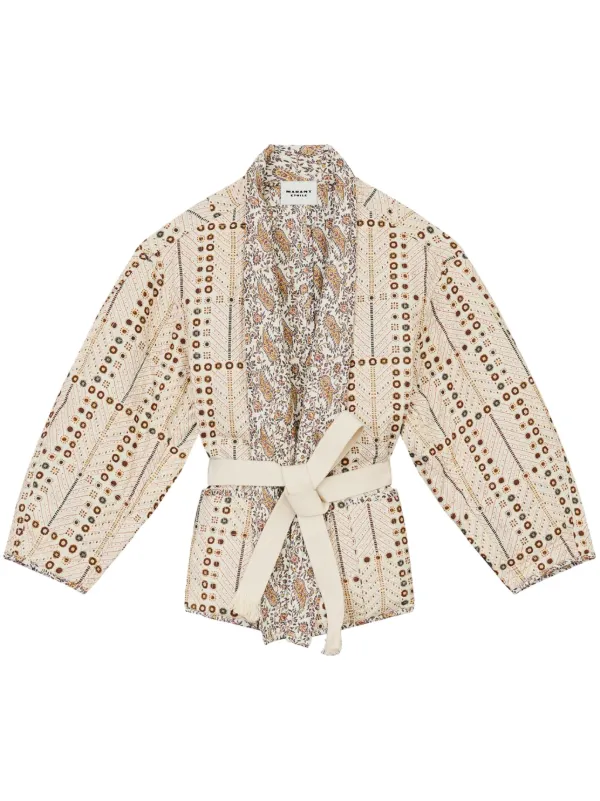 ジャケット ISABEL MARANT ETOILE Women Outer VE0430FA C1H02E23EC Beige Coats and Jackets Etoile Woman | ISABEL MARANT Official – Page 2