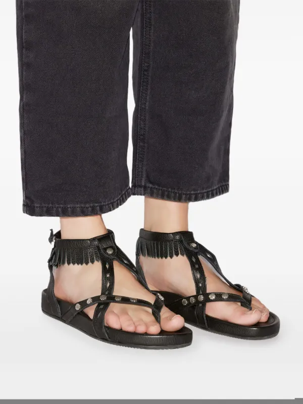 サンダル・ミュール ISABEL MARANT Black Leather Mellan Sandals Isabel Marant Black Leather Mellan Sandals (Isabel Marant