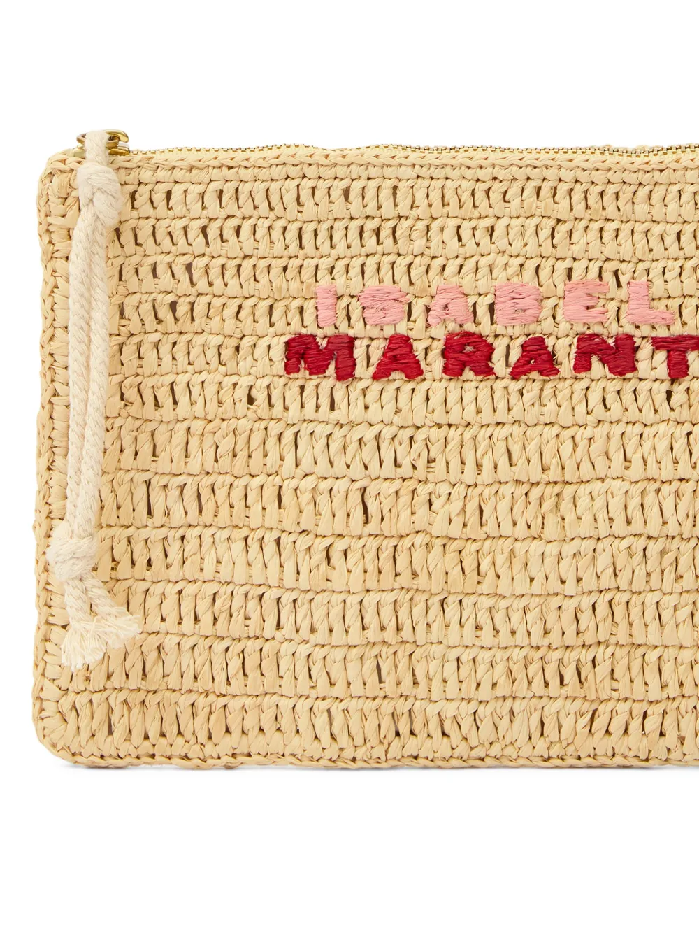 ISABEL MARANT Praia clutch Beige