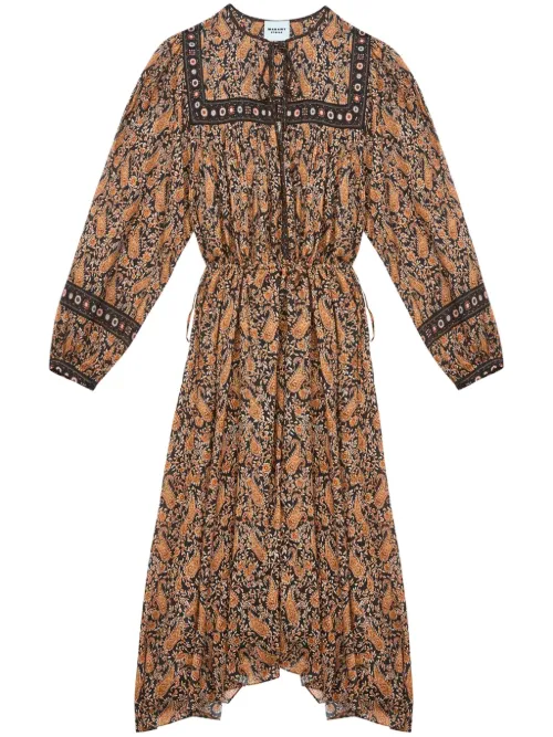 Robe Greila à coupe mi-longue - MARANT ÉTOILE - Modalova