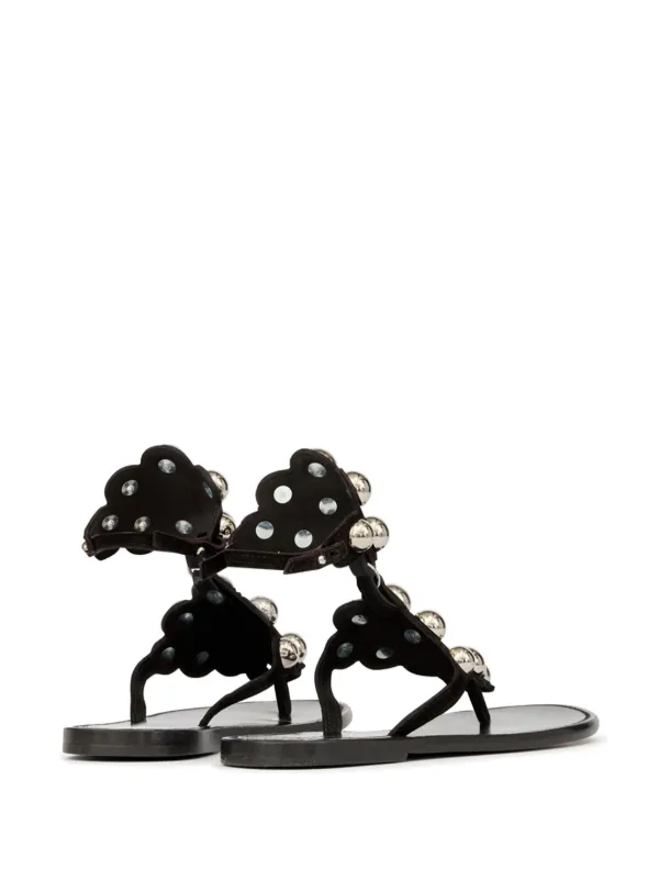 【送料&関税込】Marant Atoile velvee Black Leather Sandals ISABEL MARANT Velvee Sandals | Black | FARFETCH