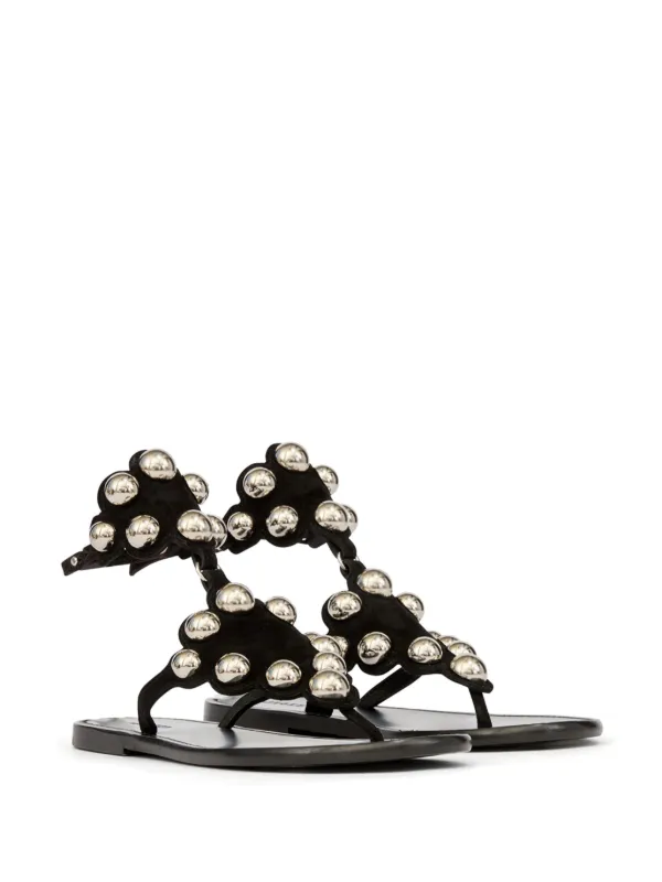 ISABEL MARANT Velvee Sandals | Black | FARFETCH