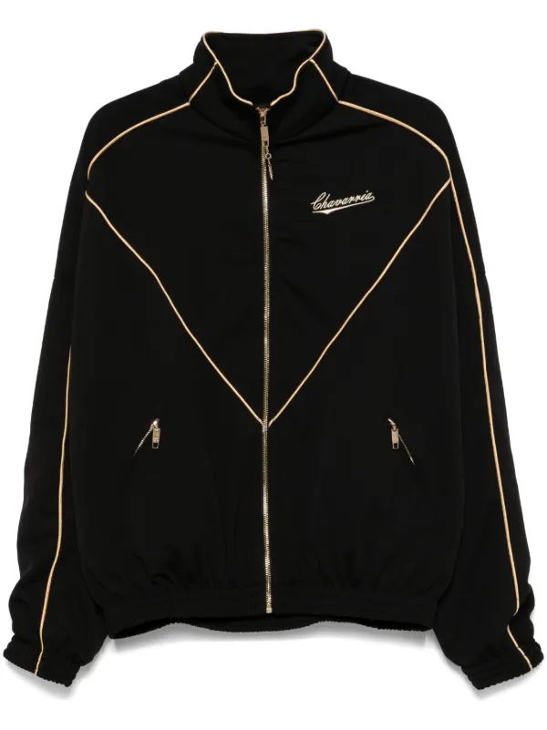 Willy Chavarria logo-embroidered Jacket | Black | FARFETCH IN