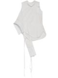 Marc Le Bihan panelled tank top - White