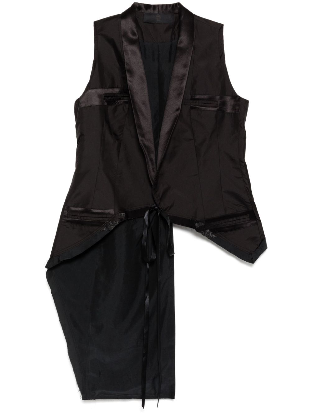 asymmetric waistcoat