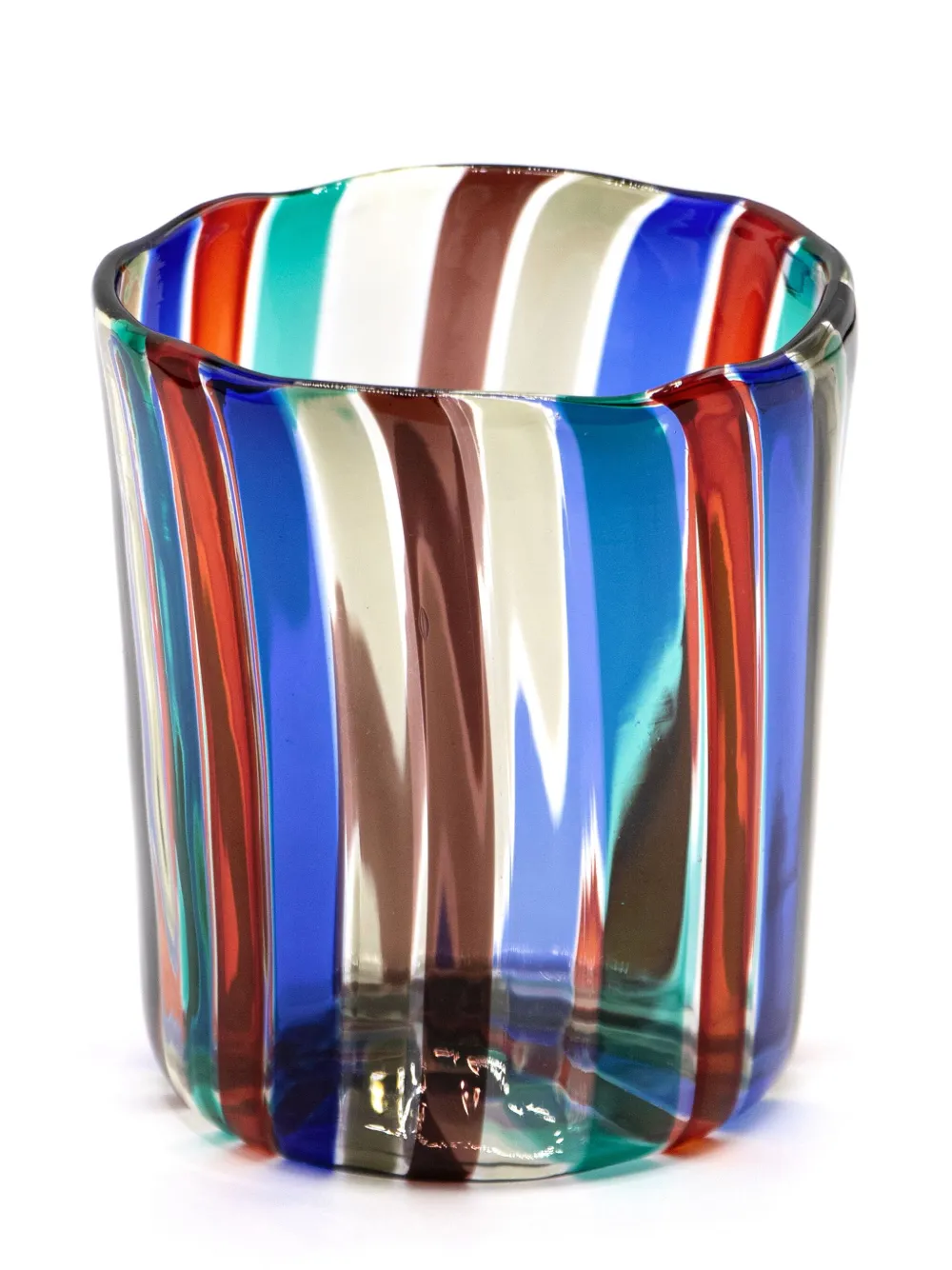  Venini Canne Glasses (set Of Six) - Neutrals 
