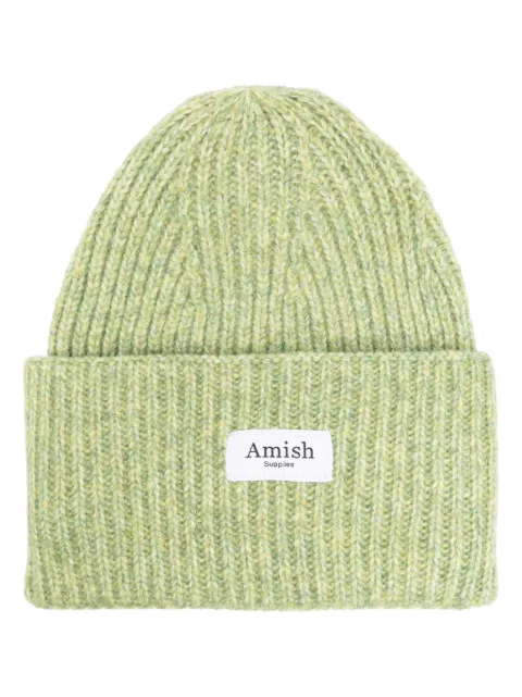 AMISH gorro con parche del logo