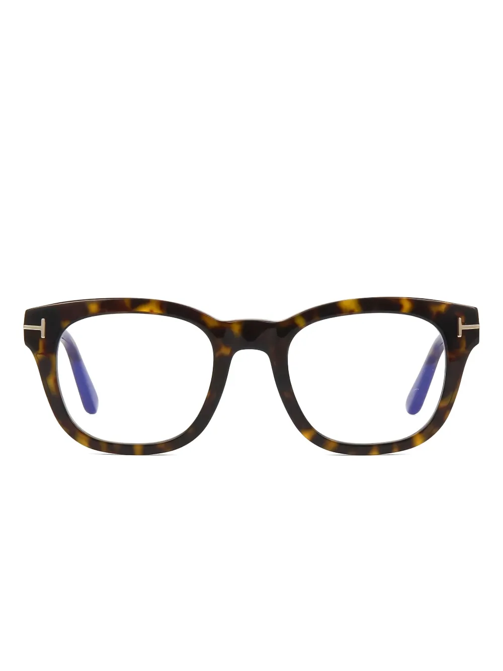 TOM FORD Eyewear tortoiseshell square-frame glasses Bruin