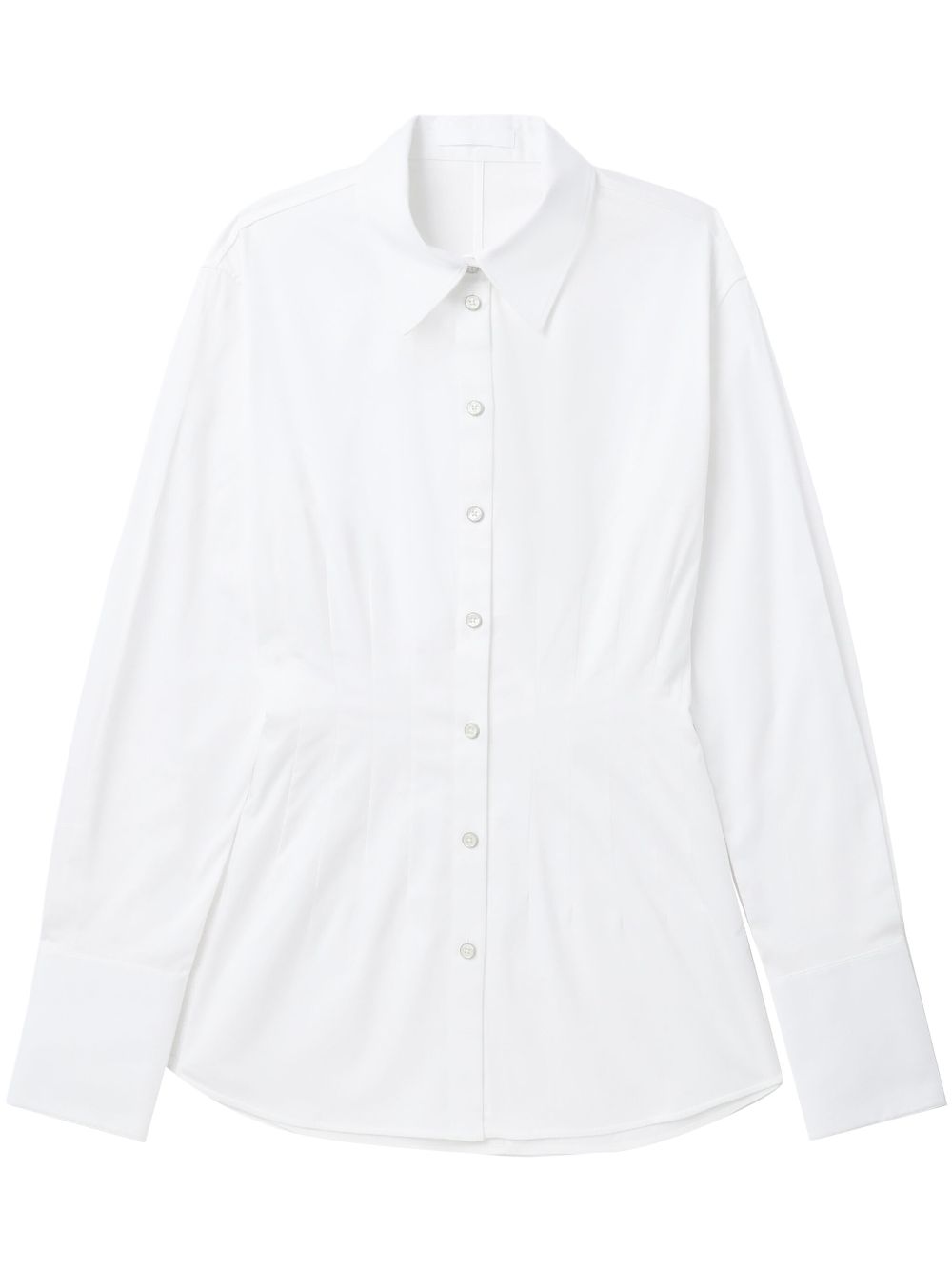 Helmut Lang Getailleerde blouse Wit