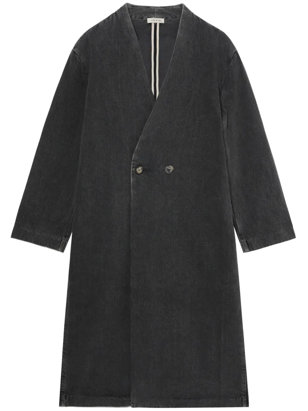 Fear Of God tel met dubbele rij knopen Zwart