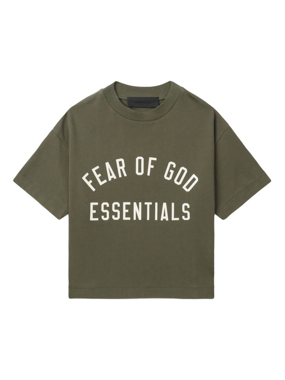 FEAR OF GOD ESSENTIALS KIDS jersey crew-neck T-shirt - Green