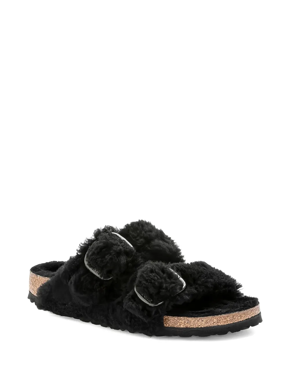 Birkenstock shearling double-buckle sandals | Flat Sandals | Image 2