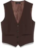 WARDROBE.NYC virgin wool waistcoat - Brown