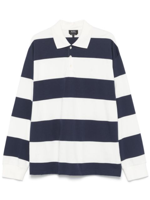 A.P.C. striped polo shirt Men