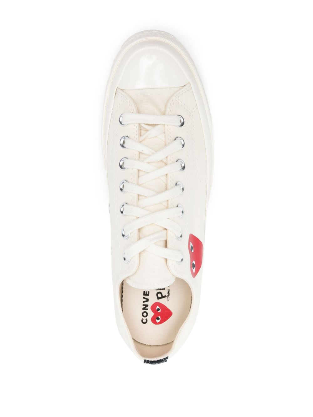 Comme Des Garçons Play x Converse Chuck Taylor 70 Small Red Heart sneakers White