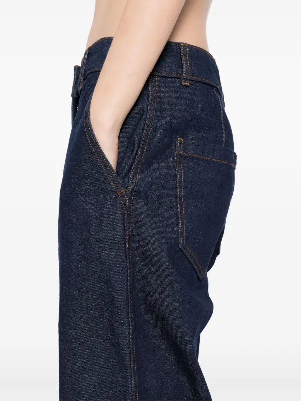 Maison Kitsuné ストレートジーンズ | ブルー | FARFETCH JP