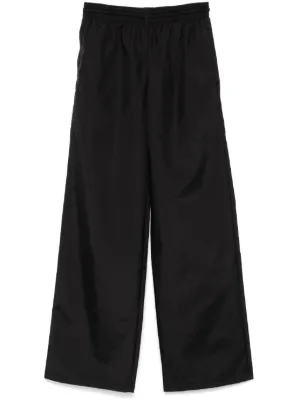 Sacai ストライプ ワイドパンツ | ブラック | FARFETCH JP