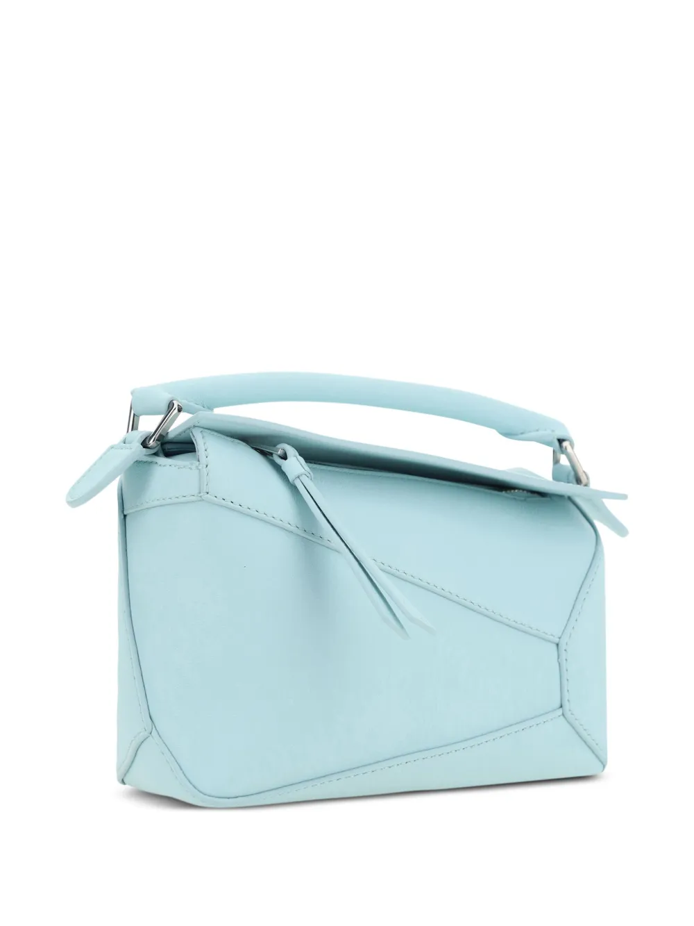 Loewe Mini Puzzle Edge Shoulder Bag In Blue