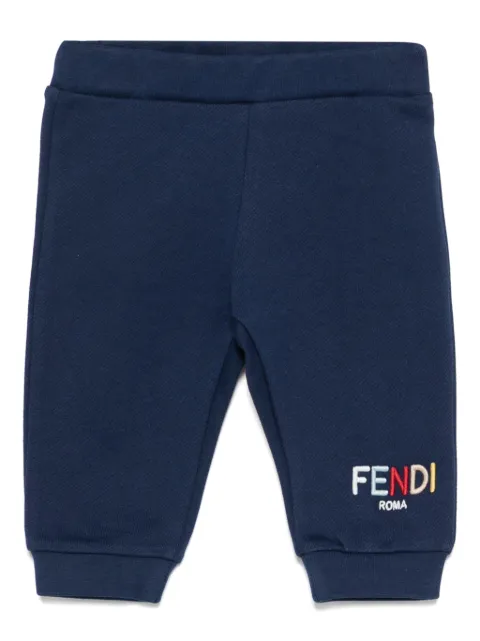 Fendi Kids logo-embroidered track pants