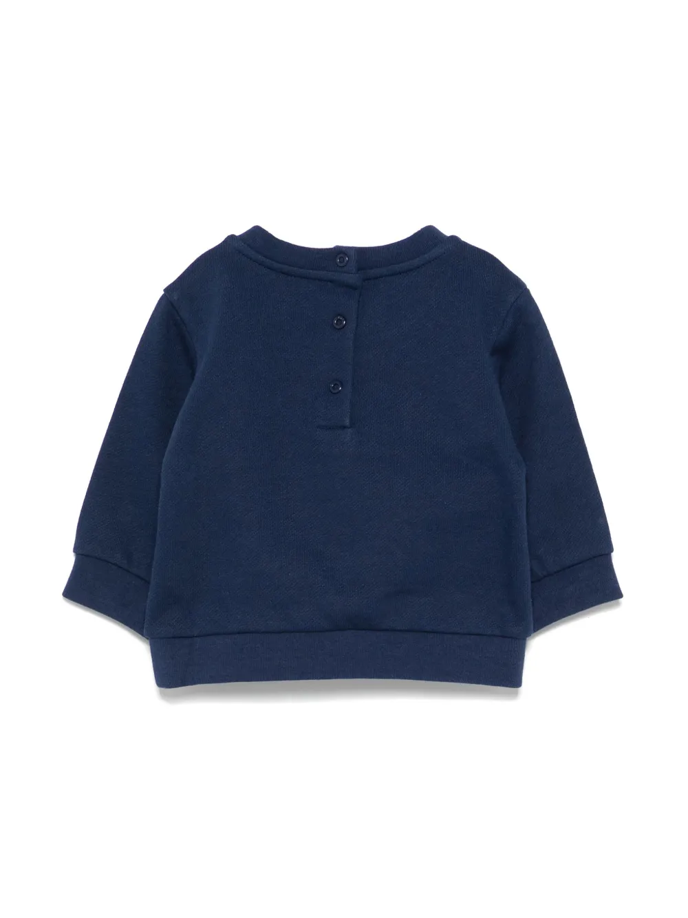 Fendi Kids Sweater met geborduurd logo Blauw