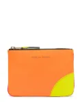 Comme Des Garçons Wallet colourblock wallet - Orange