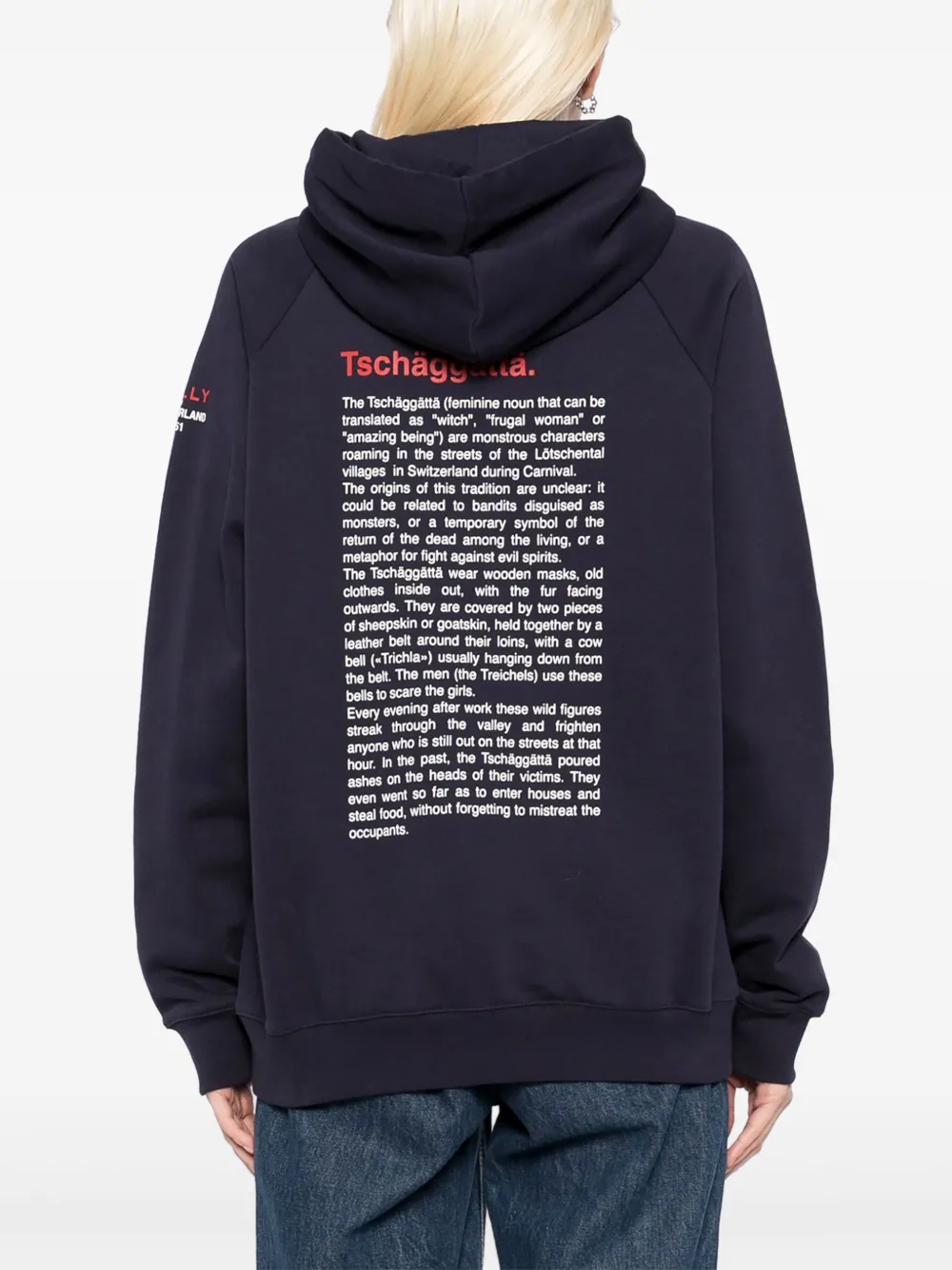 Bally Hoodie met print Blauw