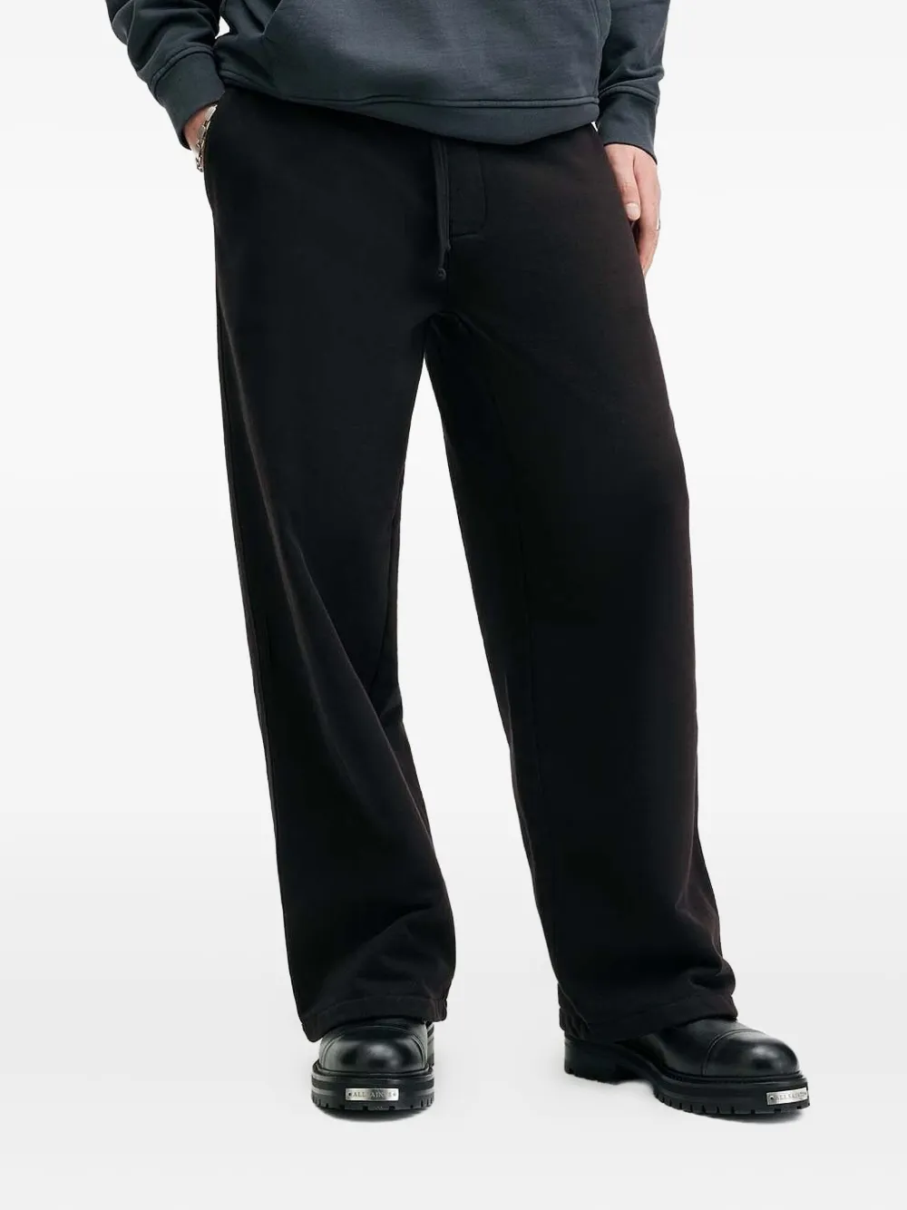 AllSaints Broek met trekkoord Zwart