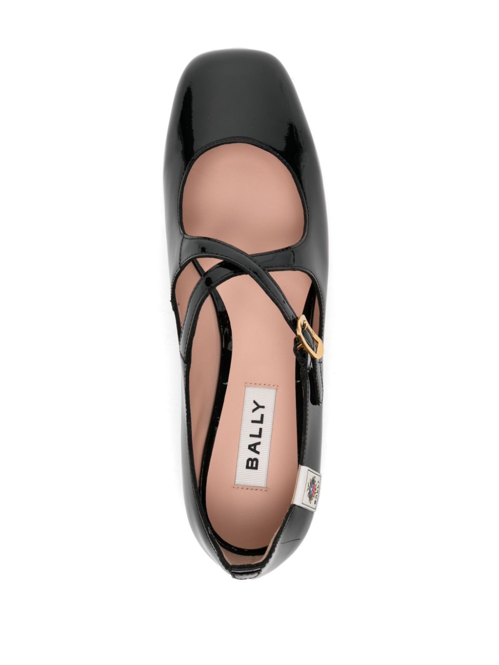 Bally Baunty ballerina's met label Zwart