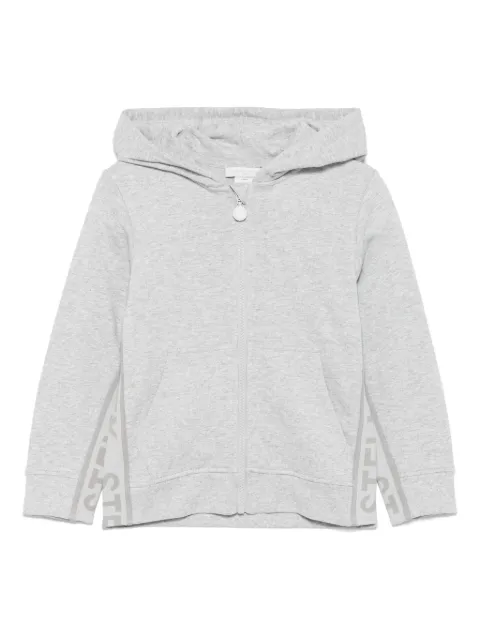 Stella McCartney Kids logo-tape detail hoodie