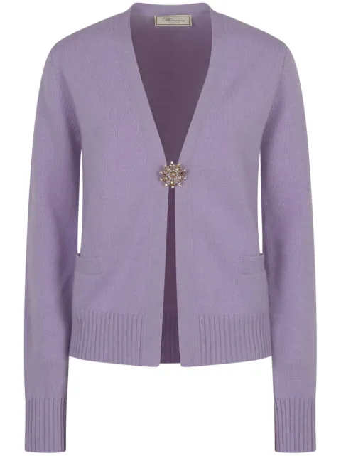 Blumarine brooch cardigan