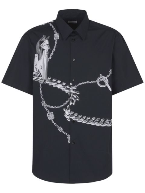 Burberry graphic-print shirt Men