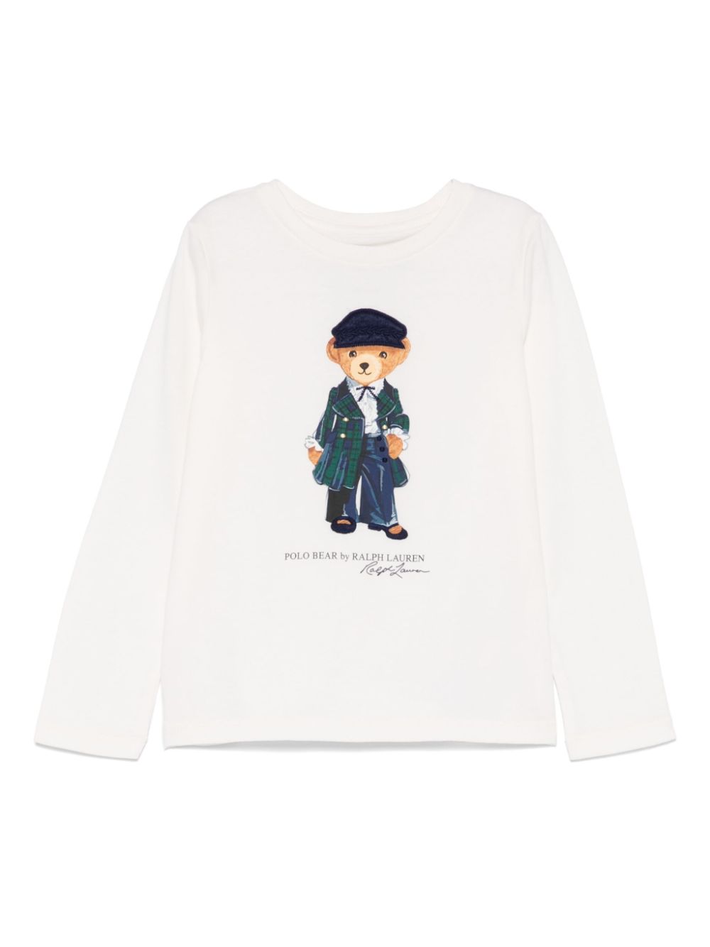 POLO RALPH LAUREN KIDS Polo Bear-print T-shirt - White