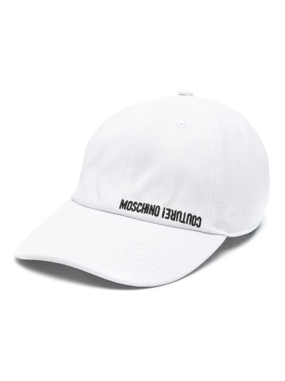 Moschino embroidered-logo baseball cap | White | Image 1