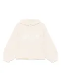MSGM Kids chunky-knit hoodie - Neutrals