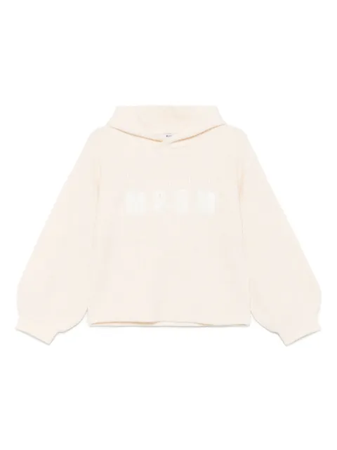 MSGM Kids هودي بحياكة سميكة