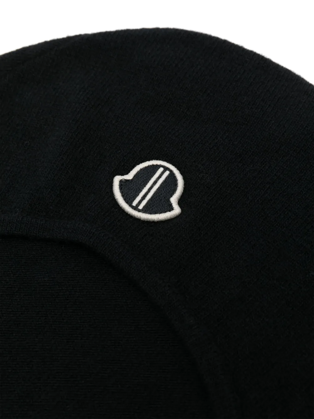 Moncler + Rick Owens knitted balaclava - Zwart