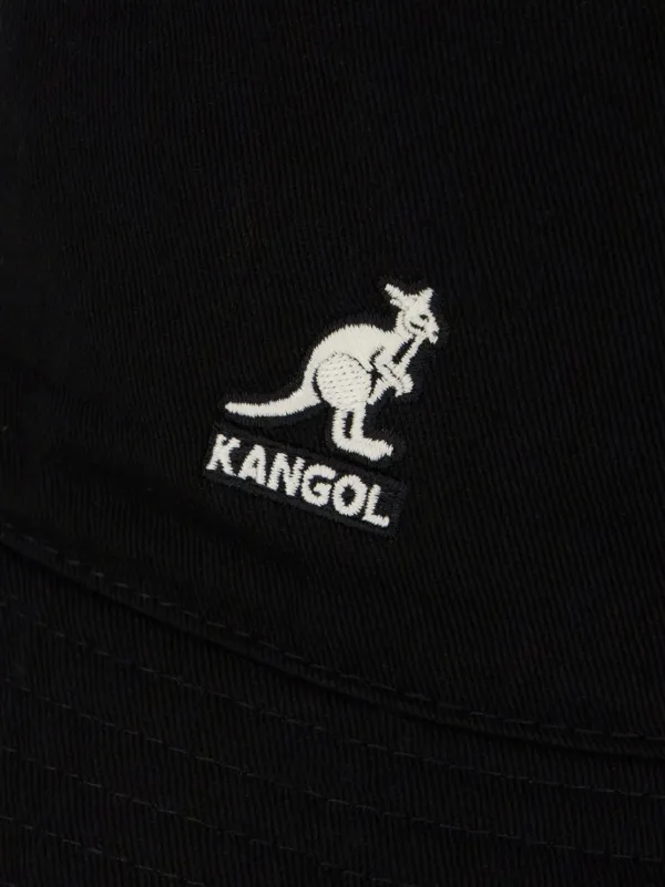 Kangol logo-embroidered Bucket Hat | Black | FARFETCH ID display picture 3