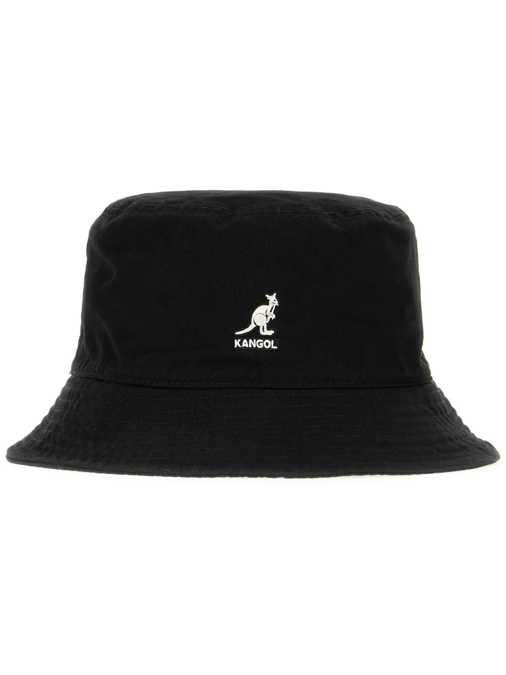 Kangol logo-embroidered bucket hat | Black | Image 1